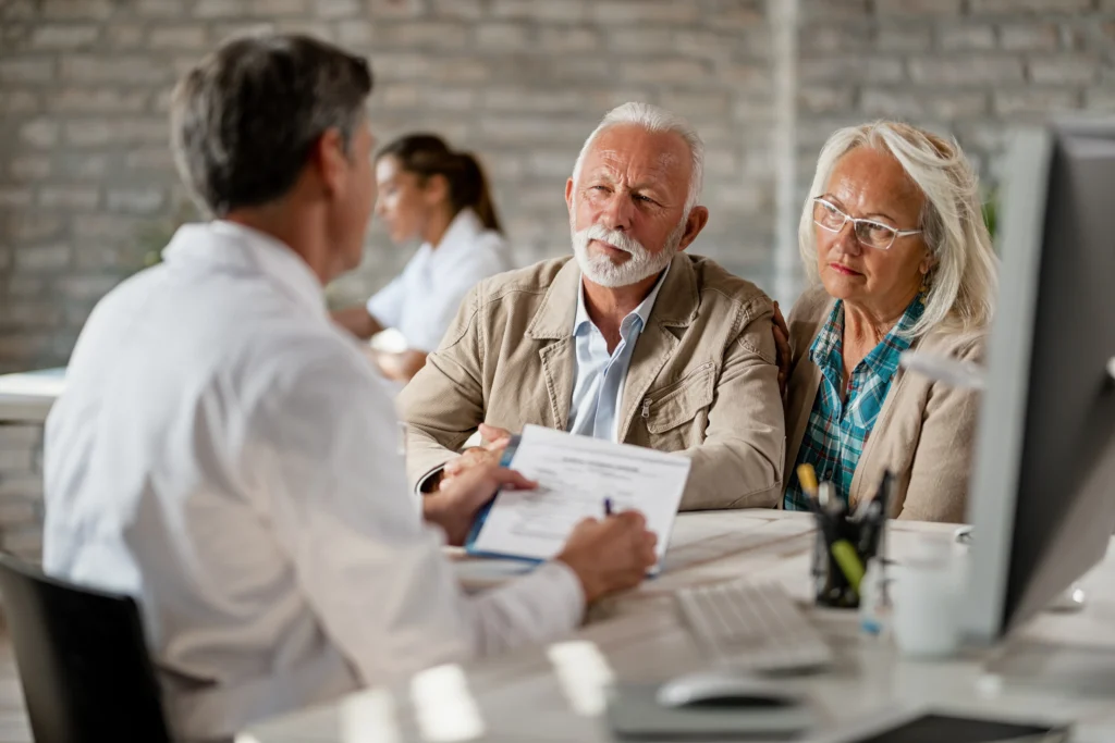 A Licensed Medicare agent explaining medicare part c 