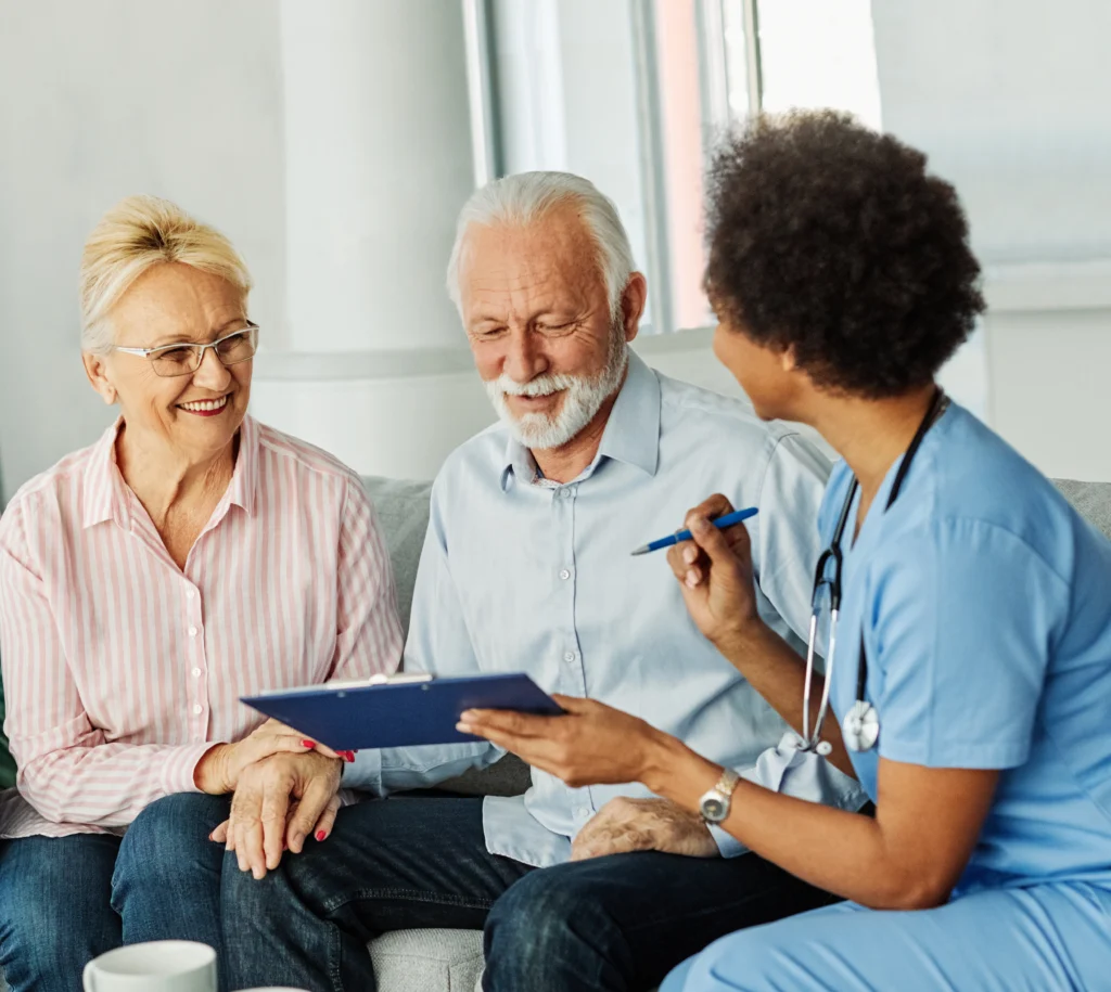 A Licensed Medicare agent explaining medicare part c 